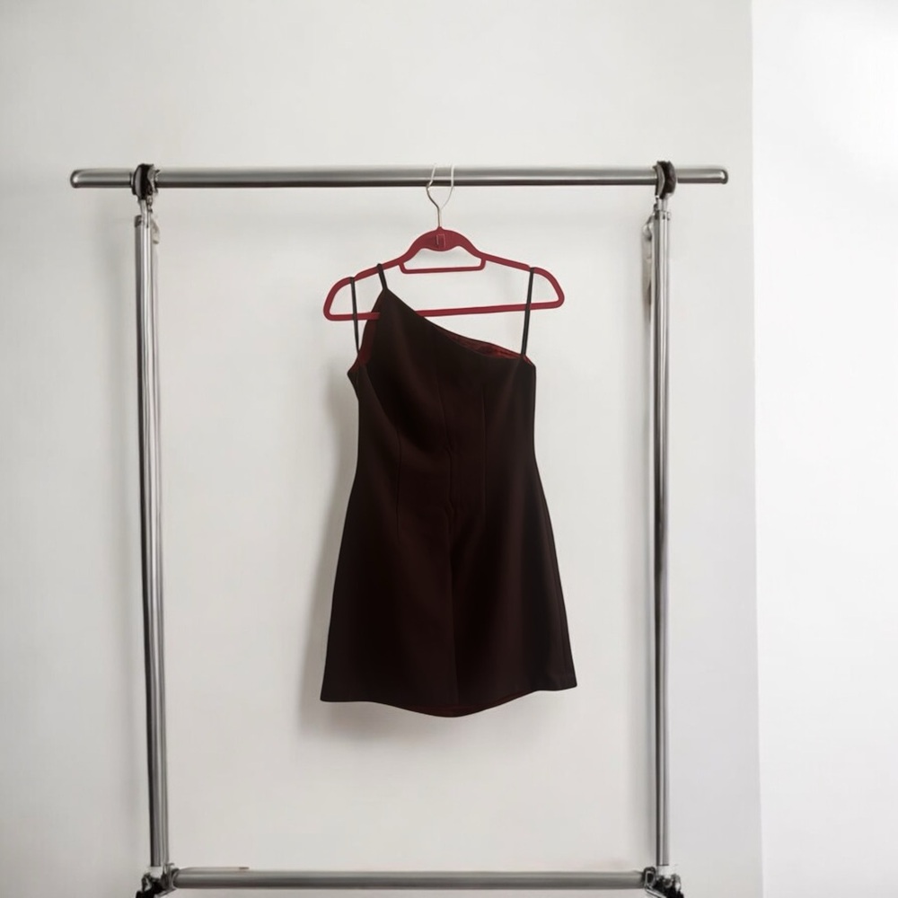Vintage Laundry Shelli Segal Dress | Size 10 | Brown | Evening Cocktail”